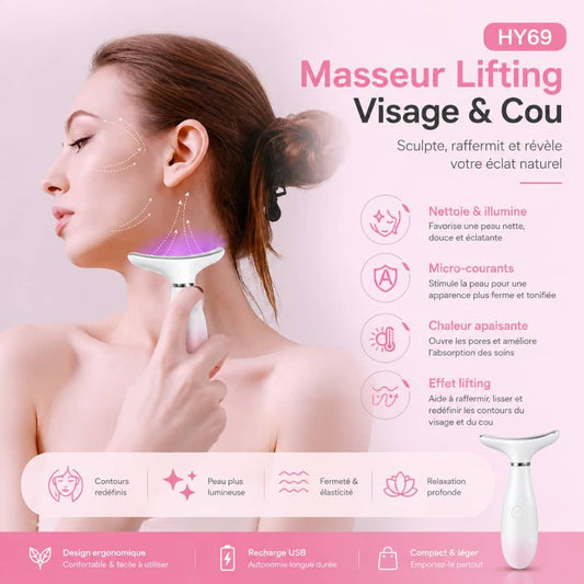 Masseur lifting du cou et du visage